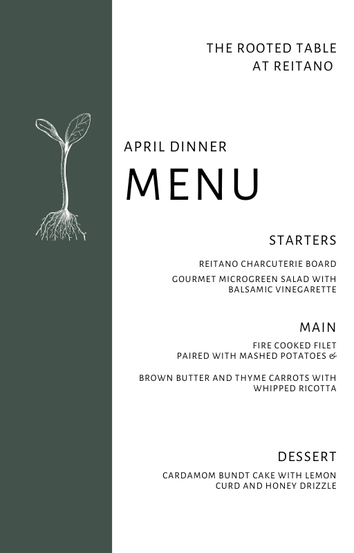 The Rooted Table- April Recipes Ebook