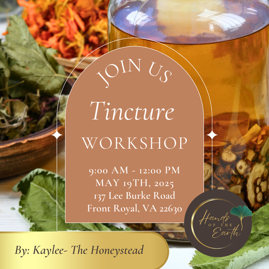 Tincture Workshop with Kaylee of The Honeystead